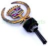 Cadillac Deville Gold Hood Emblem Ornament Nameplate Badge Oem Logo