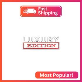 Cr-edition1 Carrun Luxury Edition Emblem Car Side Rear Front Hood Trunk Door Badge 3d Decal Sticker