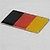 Cba511546 Aluminum Germany Flag Rear Emblem Badge Sticker Cars 990520196478