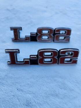 367685 Central Detroit L-82 Emblem Corvette Parts