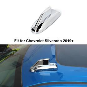 Meg2025101804 Cherocar Top Antenna Roof Shark Fin Cover Trim For Chevy Silverado Tahoe Suburban 2019