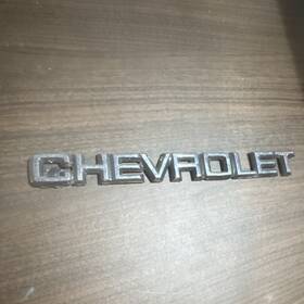 05-135 Chevrolet Oem Chrome W Black Ascent Plastic Badge