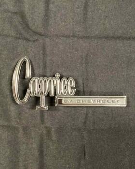 2020-0019 Chevrolet 081320g/2020-0019 1971 Caprice Classic Rear Trunk Emblem 71 Only..... 8