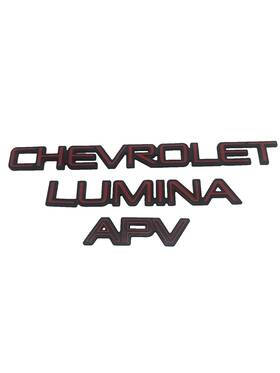 10176711 Chevrolet 10186937 91-99 Chevy Lumina Apv Red Emblem 10212755 Nameplate 10120234 Logo Set