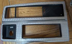 1235443 Chevrolet Gm 1971 1972 Buick Riviera Left Dash Bezel With Ac And Without Rear Defogger