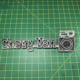 14017454 Chevrolet Chevy Oem 1977-1982 G-20 Van 20 Fender Side Emblem Badge Logo Nameplate