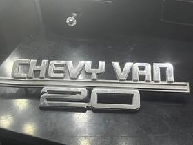 14052242 Chevrolet 1983-1989 G20 Chevy Van 20 Front Fender Emblem Badge