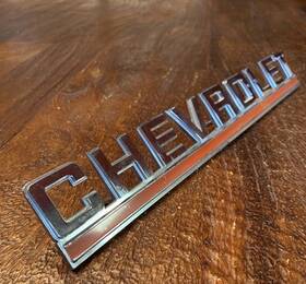 14052253 Chevrolet 73-92 Chevy Suburban Rear Door Emblem Badge Original Gm