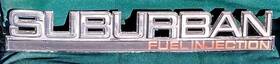 15610517 Chevrolet 95-99 Chevy Suburban Passenger Rear Tailgate Door Emblem Trim Badge Oem