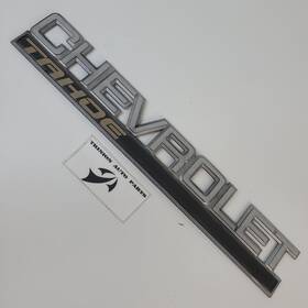 15610518abs Chevrolet 1995-1999 Tahoe Rear Liftgate Emblem Badge Logo Nameplate Oem
