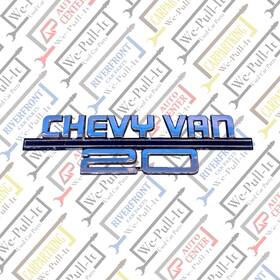 15640709 Chevrolet 85-95 Chevy Van G-series G20 Left Driver Door Emblem Badge Oem