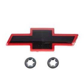 15686146-1568147 Chevrolet 1994-1998 C/k Series Sport Black And Red Front Emblem