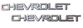 15998983 Chevrolet 2 Emblems Chevy Badges Logo 1 Inch X 13 1999-2006