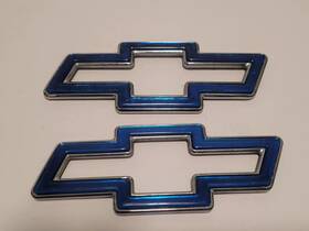 2259187 Chevrolet 95- 99 Cavalier Blue/chrome Bowtie Trunk Emblem Front And Back