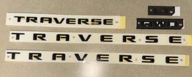 26504546 Chevrolet Traverse Awd Lt Emblem Kit Black Please Read Description