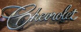 342389 Chevrolet Vintage Metal Impala Caprice Script Emblem / Badge -
