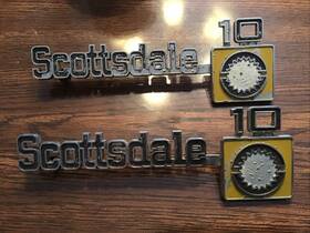34960 Chevrolet 2 1973-1980 Chevy C10 Scottsdale 10 Truck Fender Emblem Badge Oem C/k Series