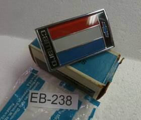 358799 Chevrolet Chevy Camaro Grille Header Emblem 75-77 Nos Oem Eb238