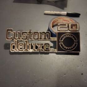 359683 Chevrolet 1973-1980 Custom Deluxe Fender Emblem Badge C-20