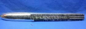 3684207 Chevrolet Vintage Gm 1947 1948 Hood Side Fleetline Name Plate Emblem Lh