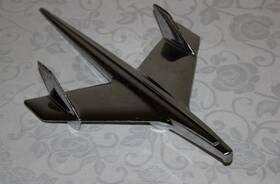 3709685 Chevrolet 1955 Chevy Bel Air Hood Ornament Original Oem Gm Jet Plane Bird 55
