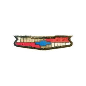 3722453-c-8 Chevrolet 3722453 Original Vintage 1956 Bel Air Hood Emblem Ornament Part