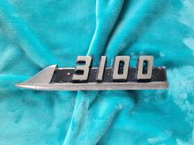 3726762 Chevrolet 1956 3100 Truck Fender Emblem #3726762 Right Rh Vintage Original Oem