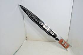 3752137 Chevrolet 1959 Chevy Truck Apache 36 Front Fender Emblem Original Gm Name Plate 31 Inch Long