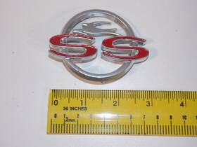 3813889 Chevrolet Vtg 1963 Impala Ss Car Vehicle Quarter Panel Emblem Badge