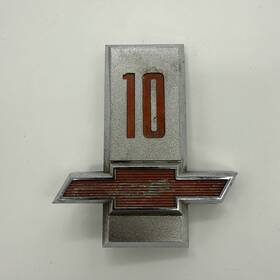 3818127 Chevrolet 1963 C10 Fender Emblem Badge With Pins Oem #1