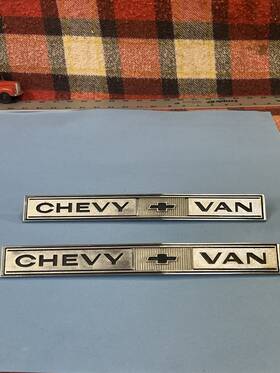 Badge-3874006 Chevrolet 3874006 Vintage Chevy Van Emblem Good Condition Oem Very Presentable