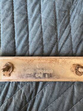 3901462 Chevrolet 67 68 1967 1968 Chevy Custom Door Emblem Oem