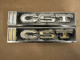 3904409 Chevrolet 1967 -1972 Chevy Pickup Truck Blazer Cst Door Emblem Script Pair Set