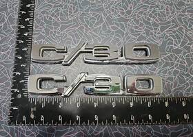 3940815 Chevrolet Chevy Truck C/30 Emblems Badges Nameplates Pair Oem Gm Part #