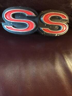 3968564 Chevrolet Ss Grill Emblem Vintage 1969-72 #3968564 Chevelle Malibu El Camino