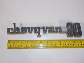 3970873 Chevrolet Vtg 1971 72 73 74 75 Chevy Van 30 Car Vehicle Emblem Badge