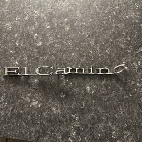 3972939 Chevrolet 1970s 71-75 El Camino Fender Chrome Emblem Oem Gm Vintage Broken