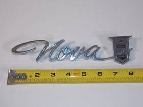 5511 Chevrolet Vtg 1965 Nova Chevy Ii Car Vehicle Script Emblem Badge