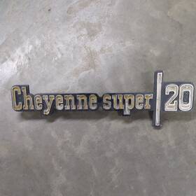 6273133 Chevrolet Vintage/oem 1973-76 Chevy Inch Cheyenne Super 20 Fender Emblem Casting #