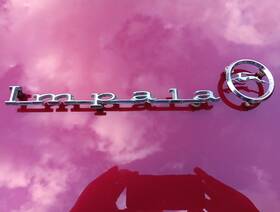 7074644 Chevrolet 1967 Impala Station Wagon Rr Emblems Quarter