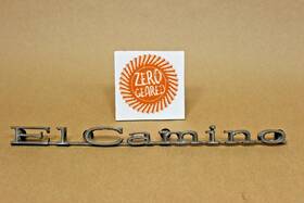 7663133 Chevrolet 70s Vintage Chevy El Camino Emblem Script Badge 4 Pin Oem