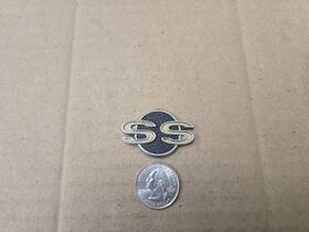 7734242 Chevrolet Chevy Oem Ss Super Sport Metal Vintage 1 5/8 Inch Emblem Badge Logo Name