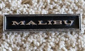 7793368 Chevrolet Vintage Original Malibu Ss Metal Emblem Badge Chevy