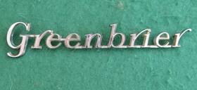 7795052 Chevrolet 1969 Chevelle Greenbrier Quarter Panel Wagon Emblem W Pins