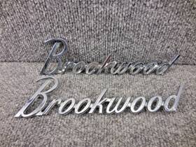 8751550 Chevrolet Oem Factory Pair Brookwood Emblem Badge Chevy Gm