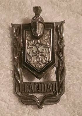 9657609 Chevrolet Vintage 1973 - 1977 Chevy Monte Carlo Landau Side Oem Emblem Badge Logo