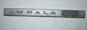 9704117t Chevrolet Vintage 1965 Impala Lower Rear Body Emblem Inch Ss A-9