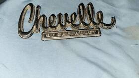 972824 Chevrolet Vintage Auto Part Accessory Exterior Chevelle Emblem Ornaments Oem