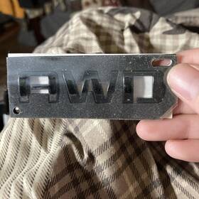 A11538 Chevrolet 2013-2018 Oem Trax Awd Rear Black Emblem