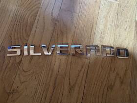 A34682 Chevrolet Oem 2007-2019 Chevy Silverado Chrome Emblem Letters